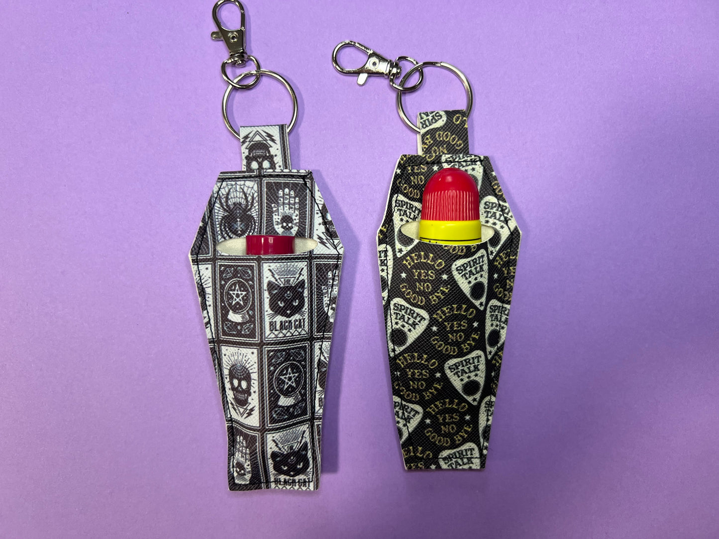 Faux Leather Coffin Lip Balm Holder (Medium)