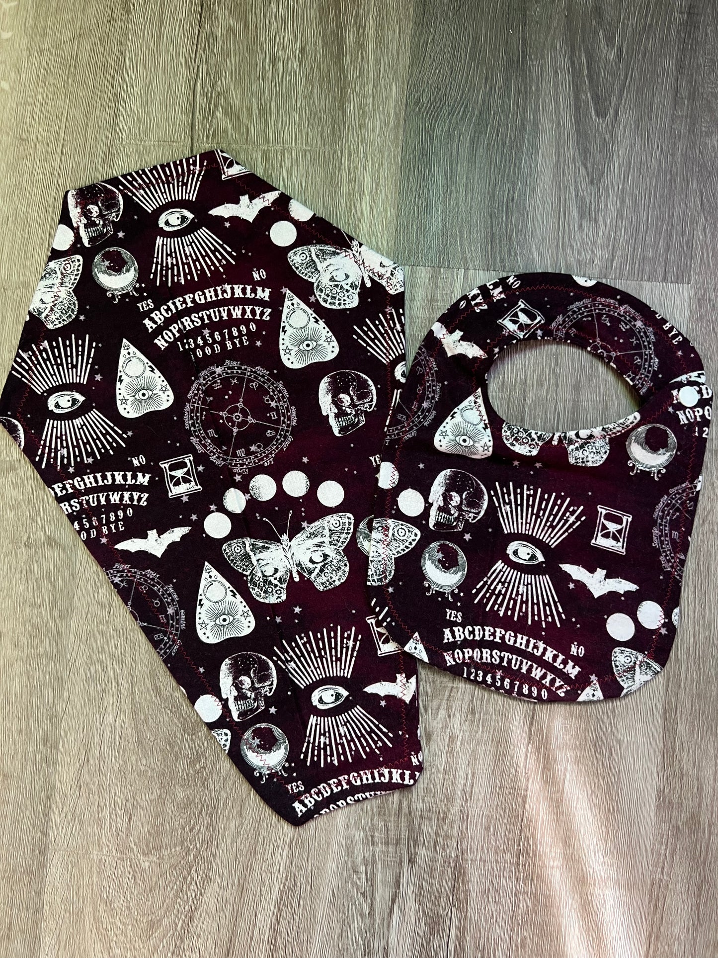 Spooky Bib & Burp Cloth Sets