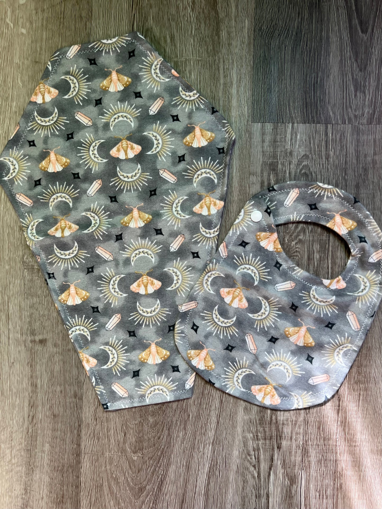 Spooky Bib & Burp Cloth Sets