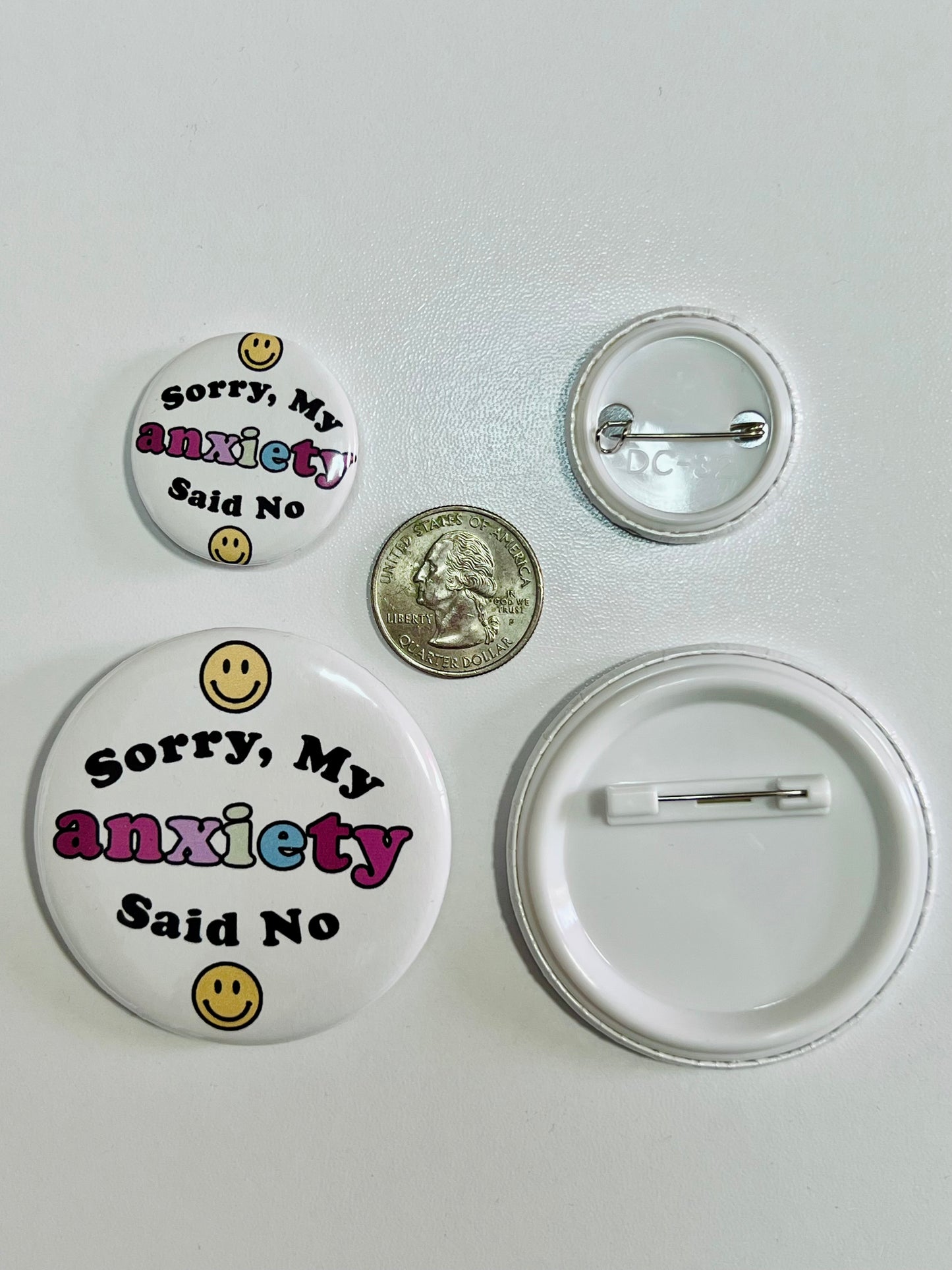 My Anxiety Said No Pin