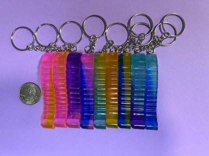 Gummy Worm Keychains