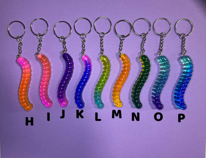 Gummy Worm Keychains