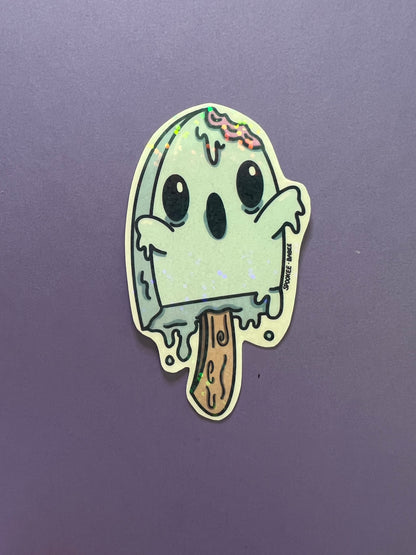 Ghost-Sicle Sticker