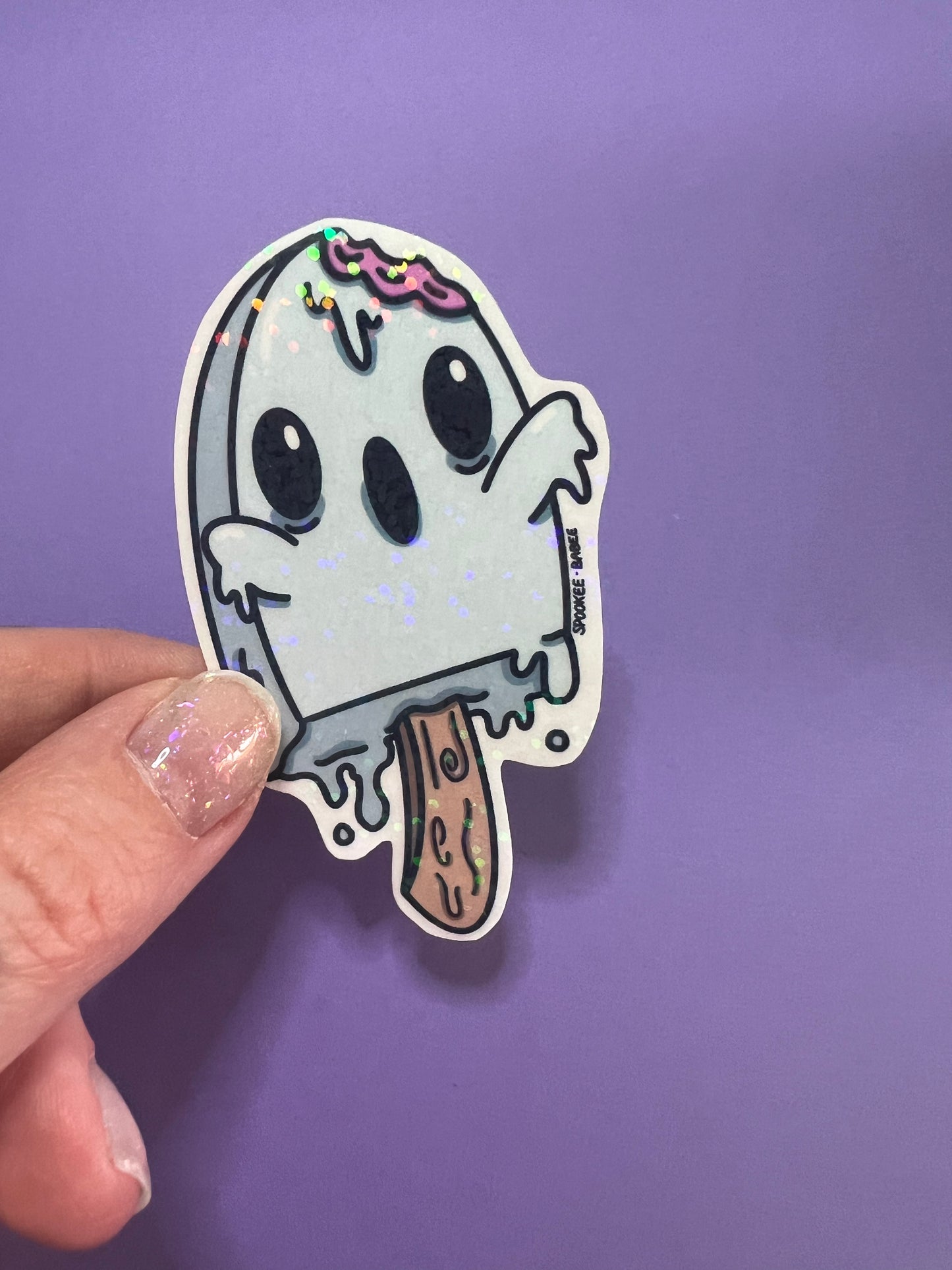 Ghost-Sicle Sticker