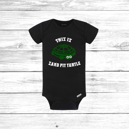 This Is Sand Pit Turtle Bodysuit