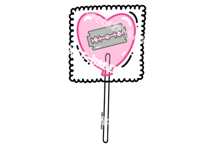 Razor Lollie Sticker